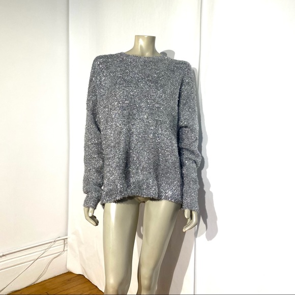 FASHIONNOVA SILVER Oversized Sweater - Picture 5 of 11